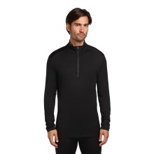 Icebreaker Unterwäsche Thermo-Langarmshirt 260 Tech Half-Zip - Merinowolle, enganliegend - 2024 schwarz Herren